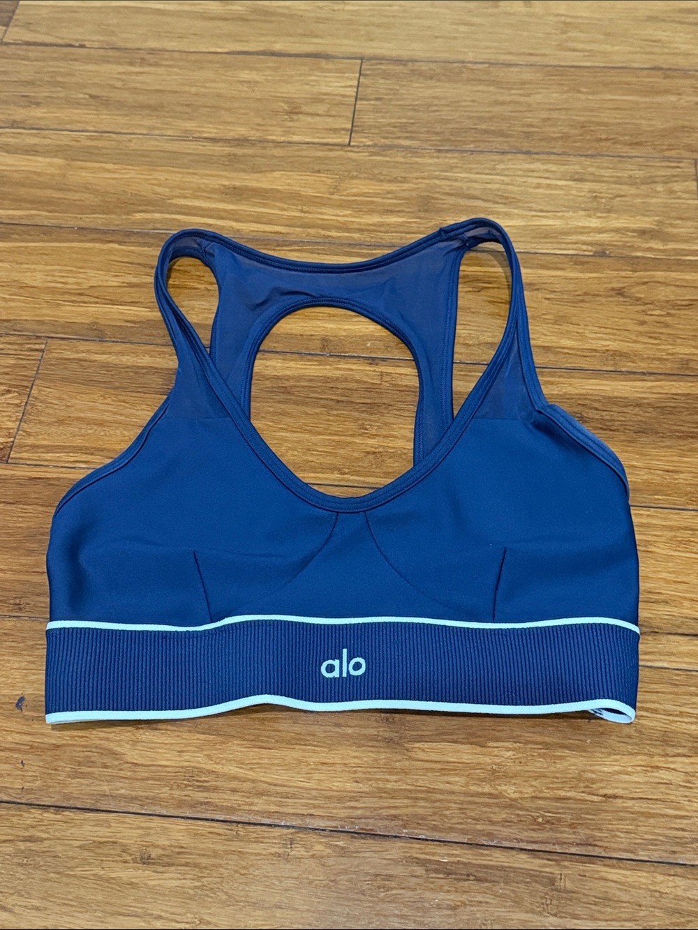 Alo Yoga airlift mesh darling bra navy S